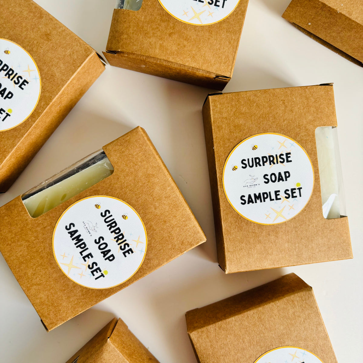 Soap Sampler Surprise Set – 5 oz of Assorted Cold Process Soap Slices