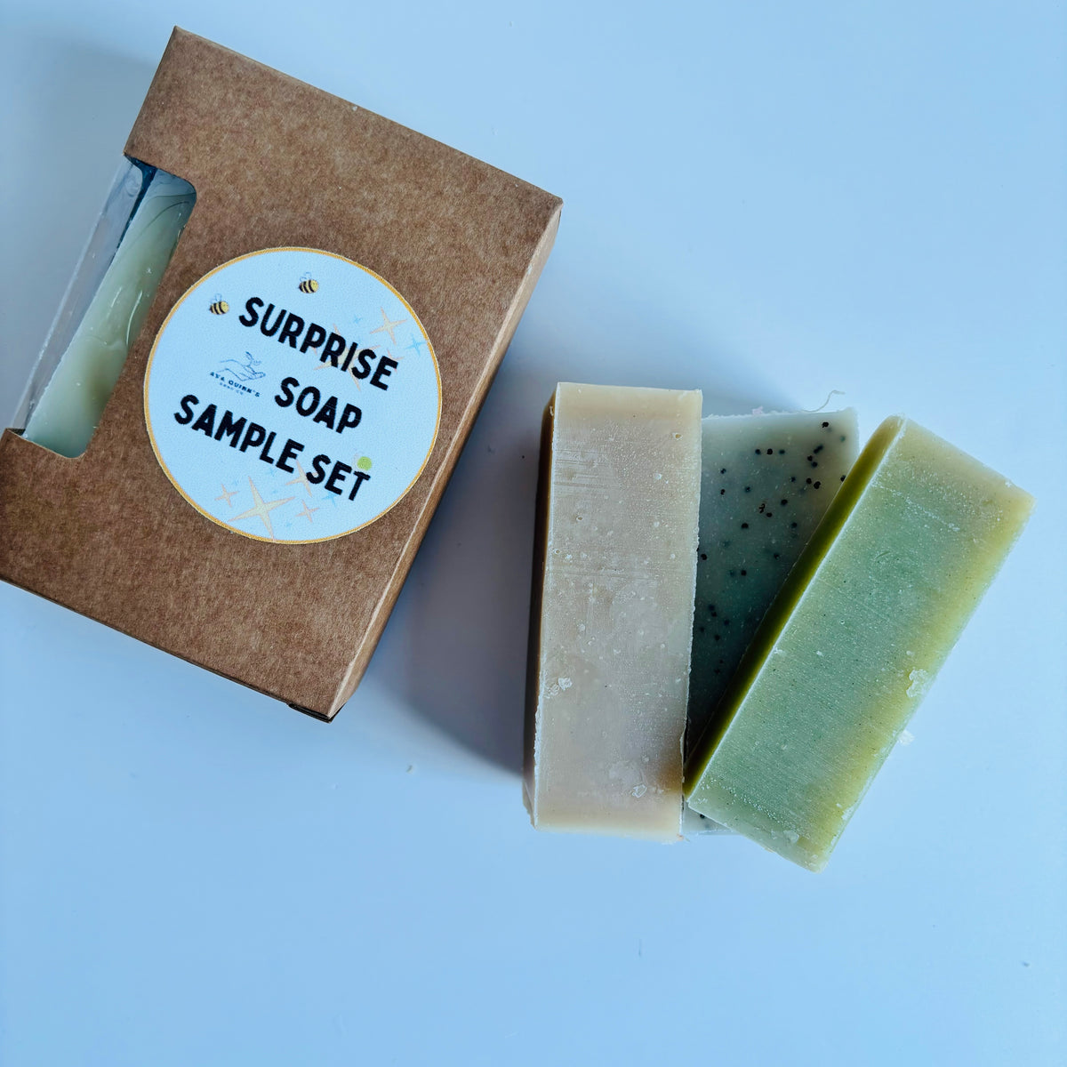 Soap Sampler Surprise Set – 5 oz of Assorted Cold Process Soap Slices