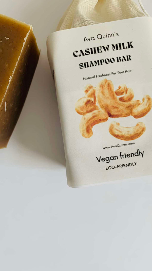 Cashew milk shampoo bar loaf