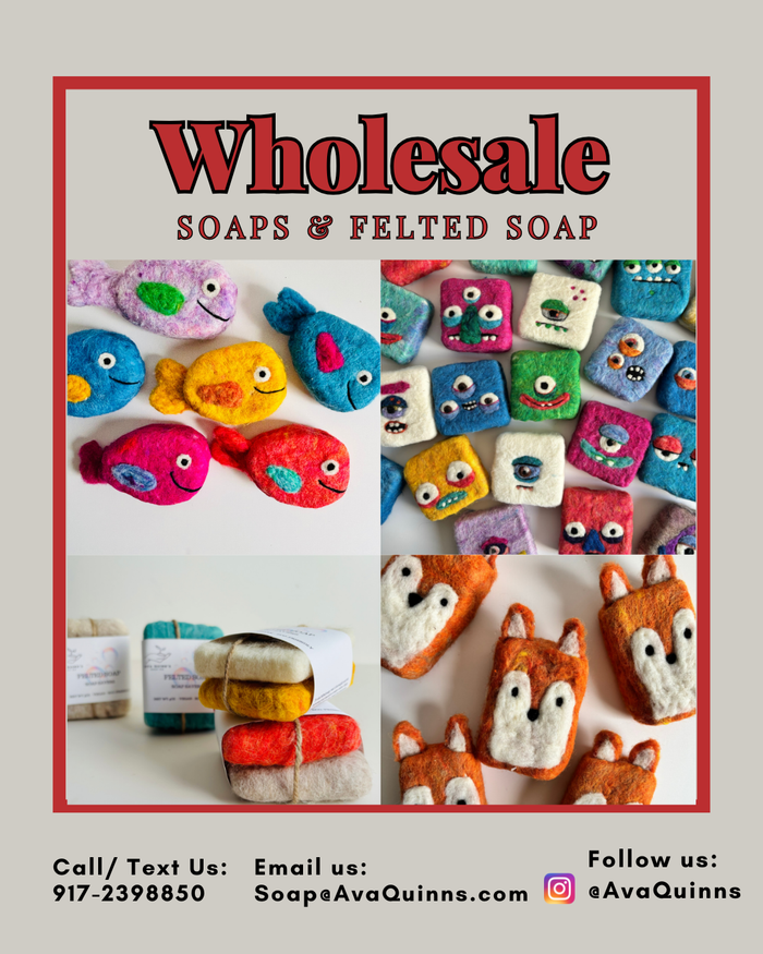 Handcrafted Soap and Felted Soap Wholesale Collection