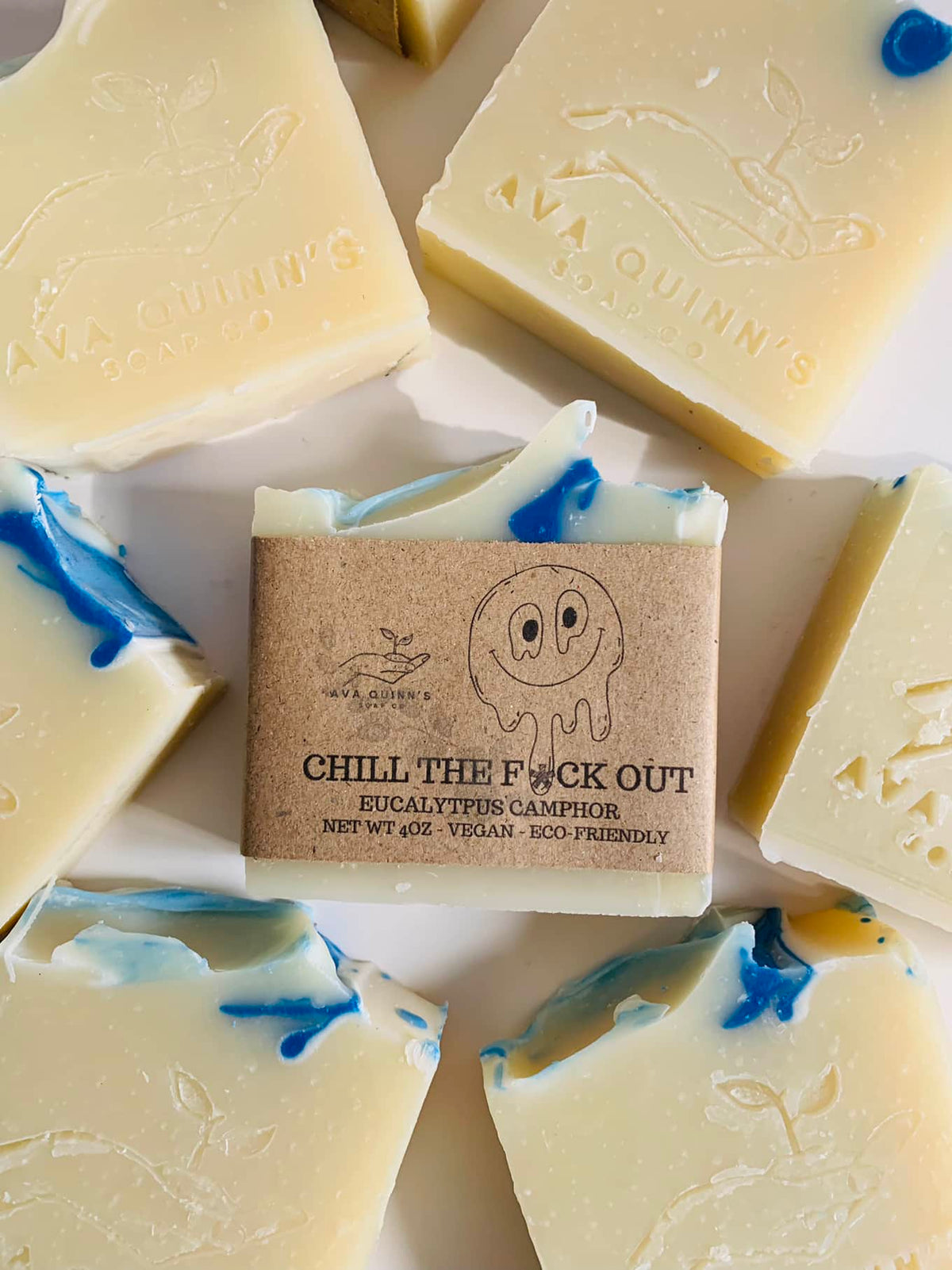 Chill the F out eucalyptus soap bar