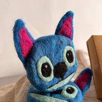 Blue Alien Felted Soap | Handmade Wool Wrapped Soap | Kids Bath Gift