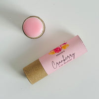 Organic Cranberry Lip Balm – Nourishing Shea Butter & Coconut Oil Moisture with Vanilla