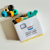 90s Nostalgia Cereal Soap Bar – Handmade Colorful Bath Soap