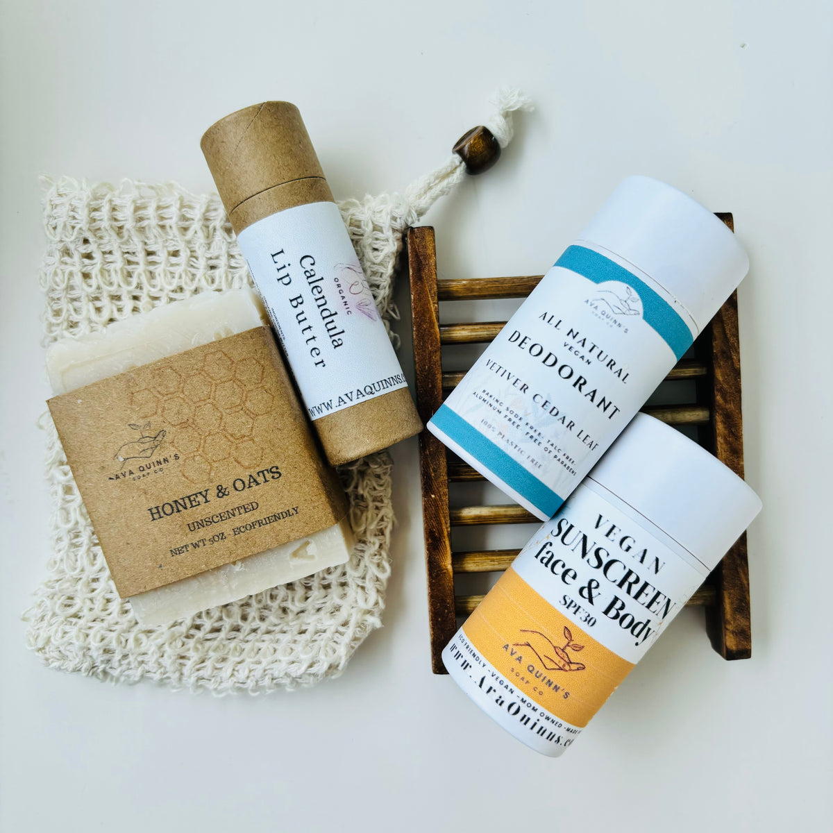 Zero Waste Surprise Box – Eco-Friendly Gift Set with Soap, Deodorant & Sunscreen