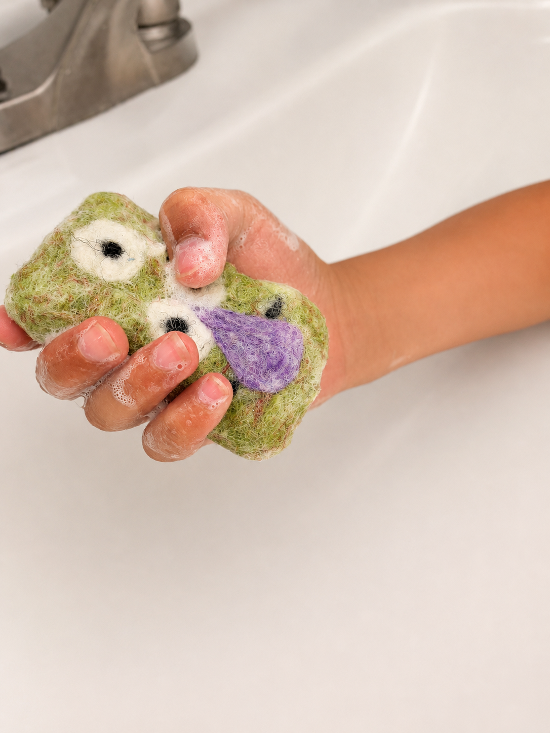 Handcrafted Felted Soap Monsters for Kids' Bath Time Fun
