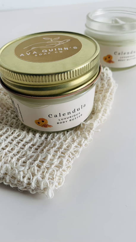 Hydrating calendula body butter