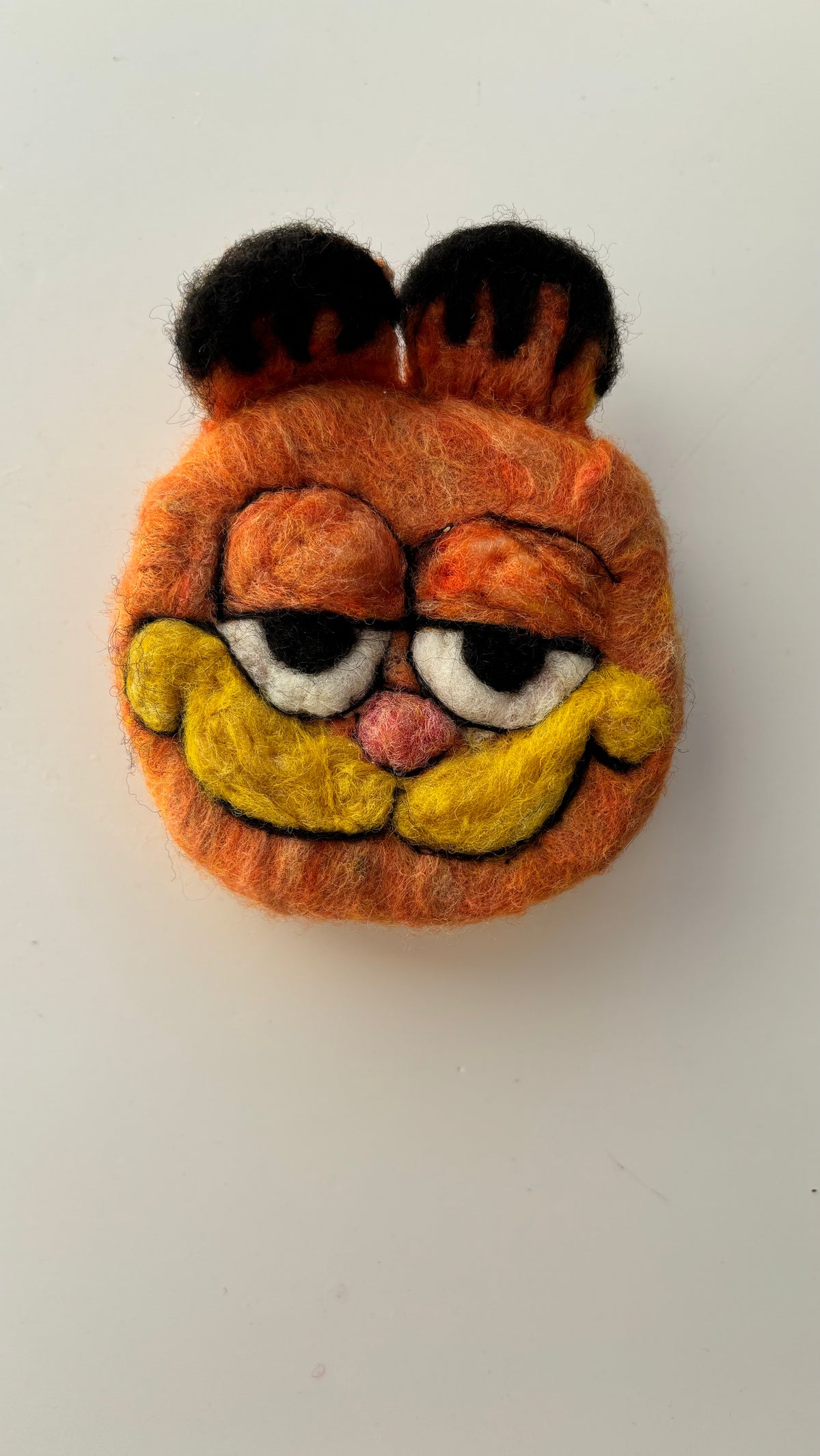 Orange Cat Felted Soap Saver - Eco-Friendly & Functional