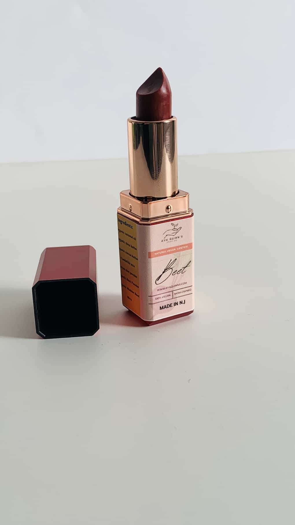 Natural Beet Lipstick by Ava Quinn’s