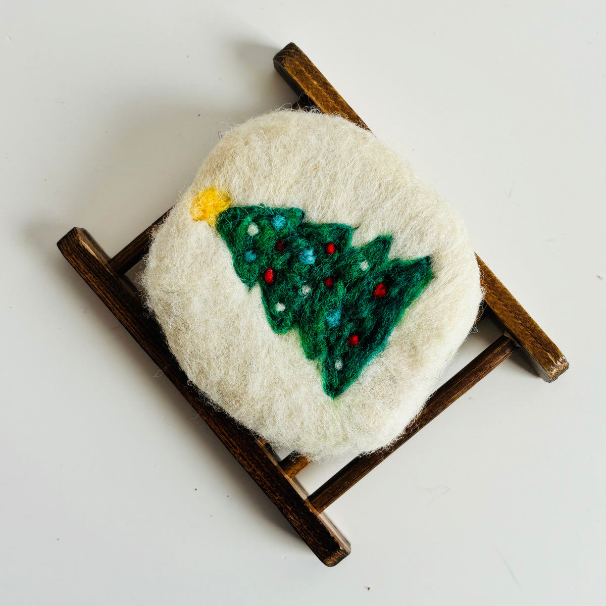 Felted Soap – Christmas Tree Edition