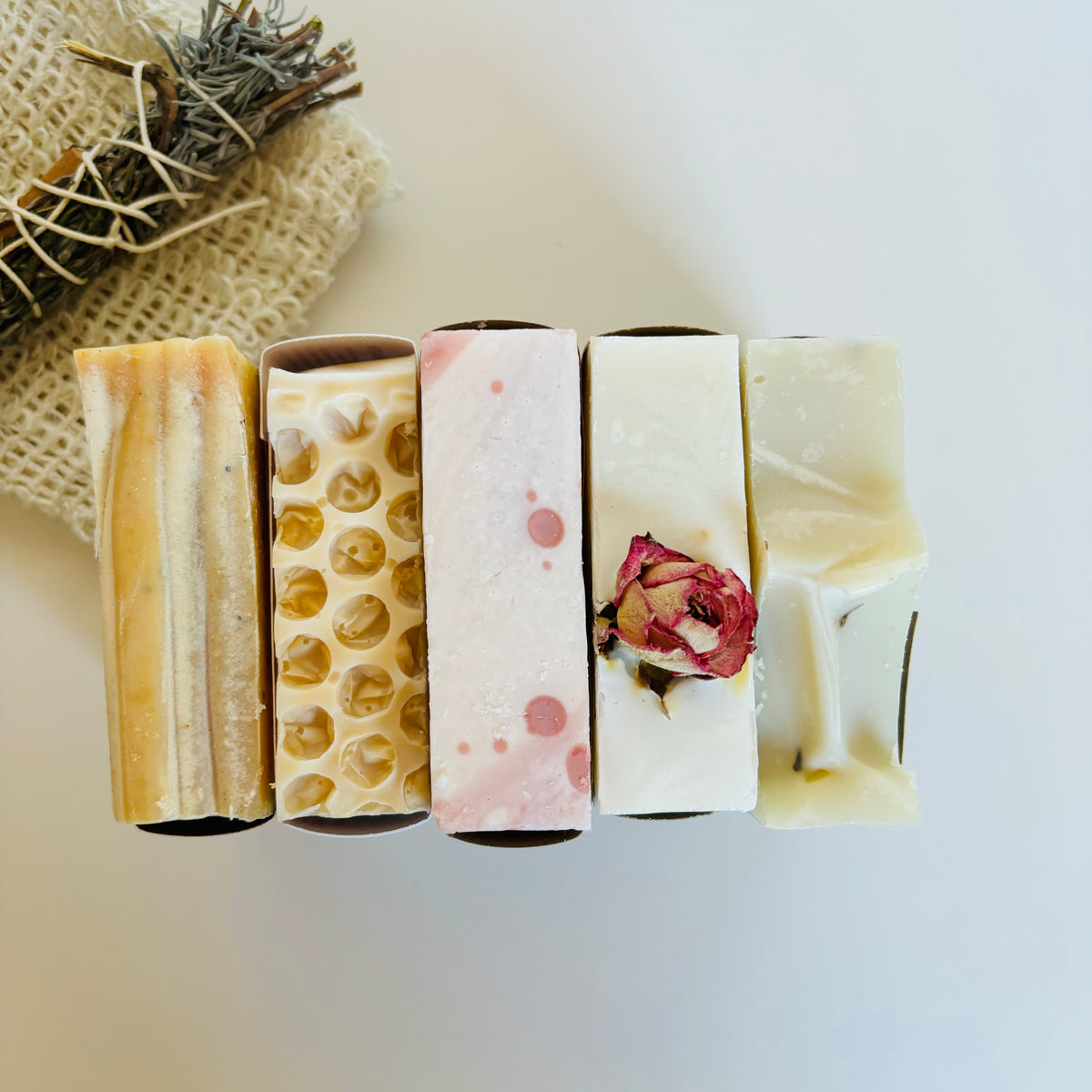 Mix & Match Soap Quintet – 5 Handcrafted Vegan Soaps for $30