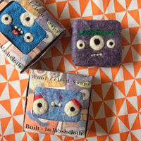Handcrafted Felted Soap Monsters for Kids' Bath Time Fun