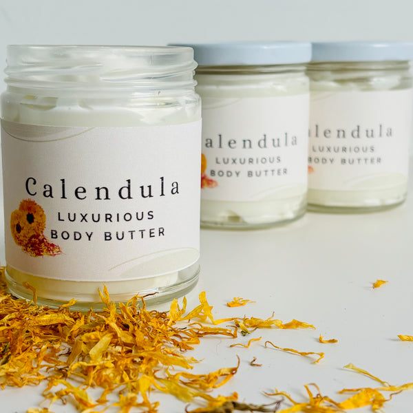 Hydrating calendula body butter