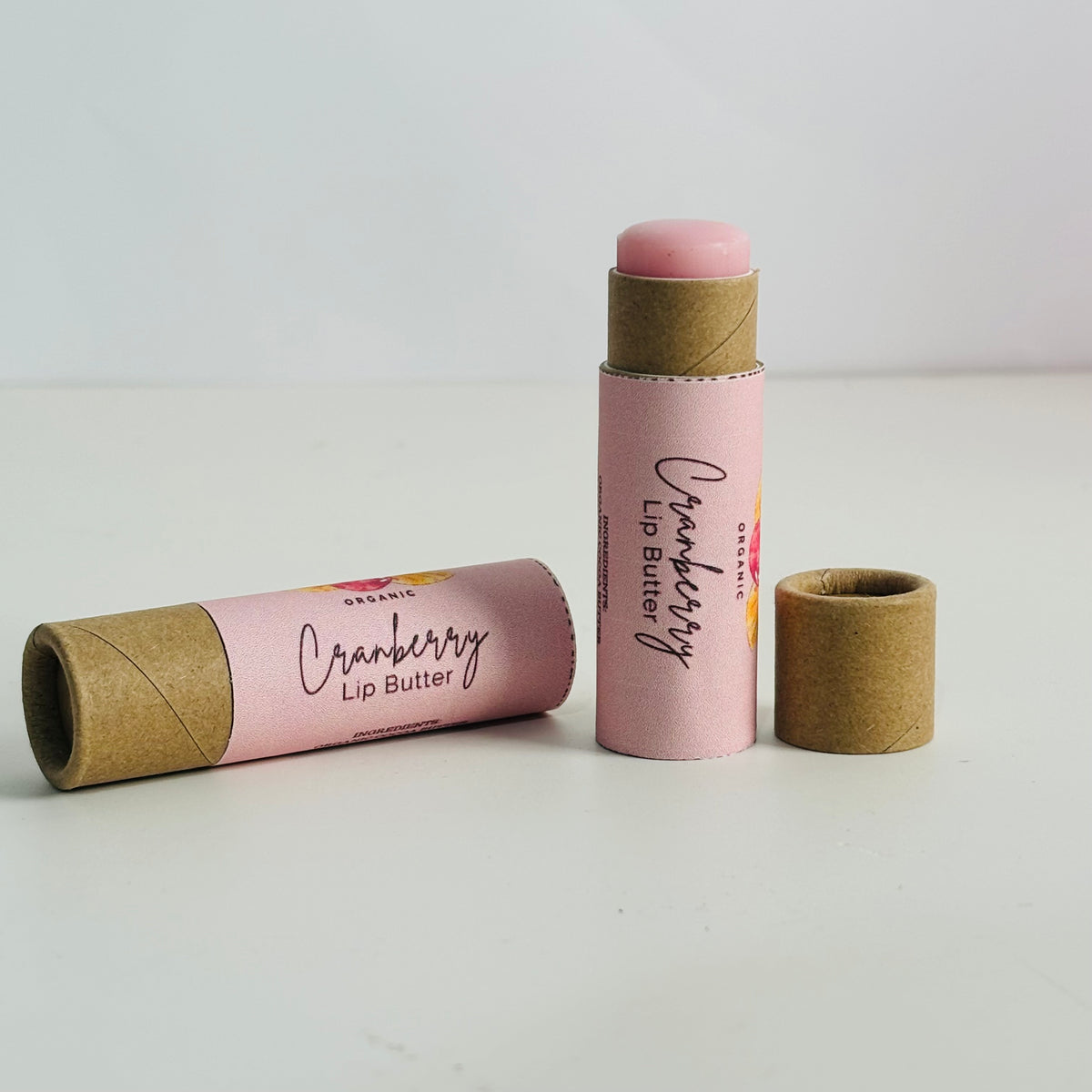 Organic Cranberry Lip Balm – Nourishing Shea Butter & Coconut Oil Moisture with Vanilla
