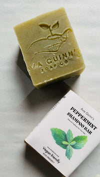 Peppermint solid shampoo