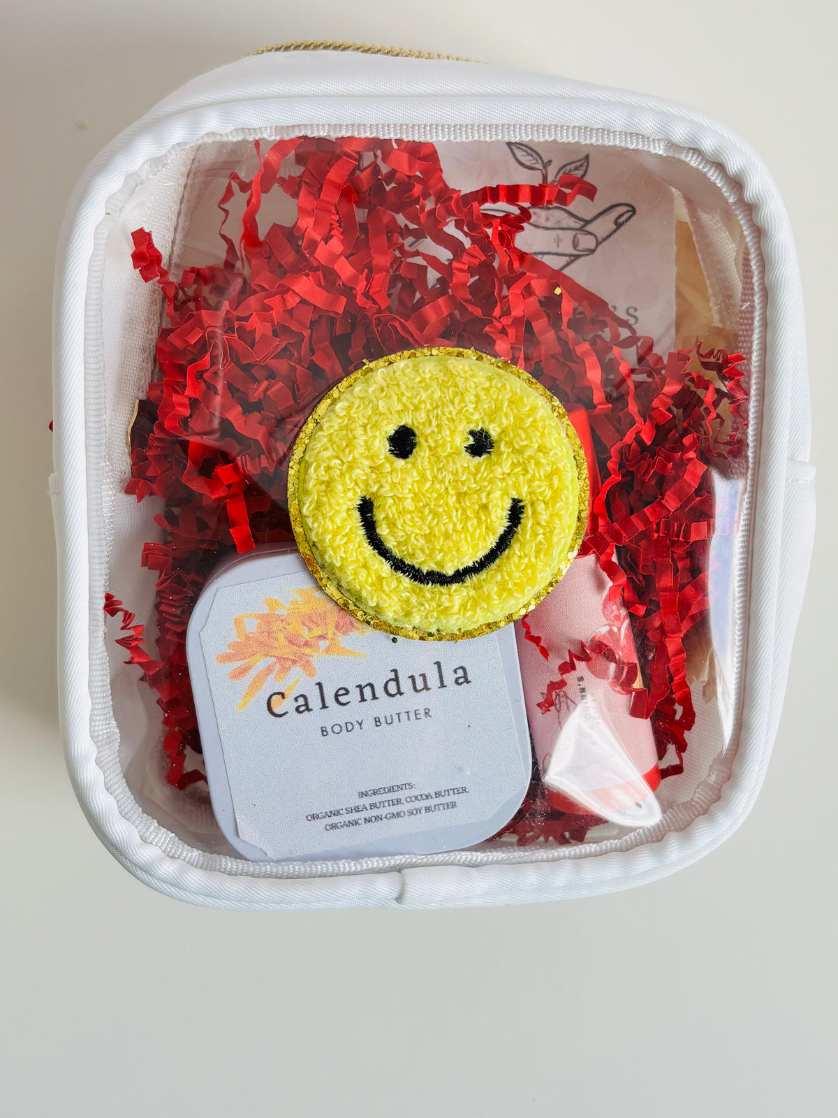 Travel Skincare Essentials Bag – Mini Body Butter & Lip Balm Set