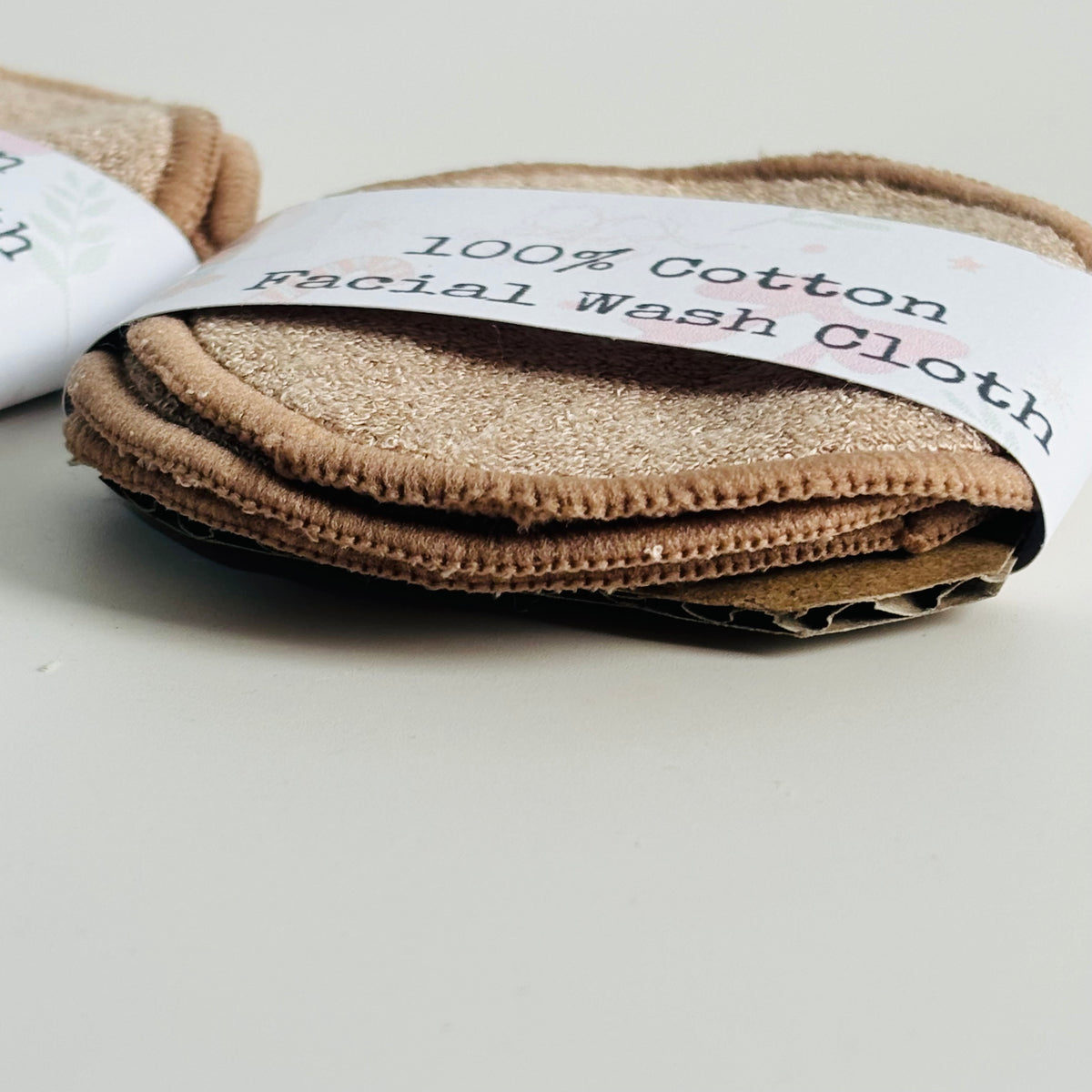 100% Cotton Facial Rounds – Reusable Mini Washcloths 🧼