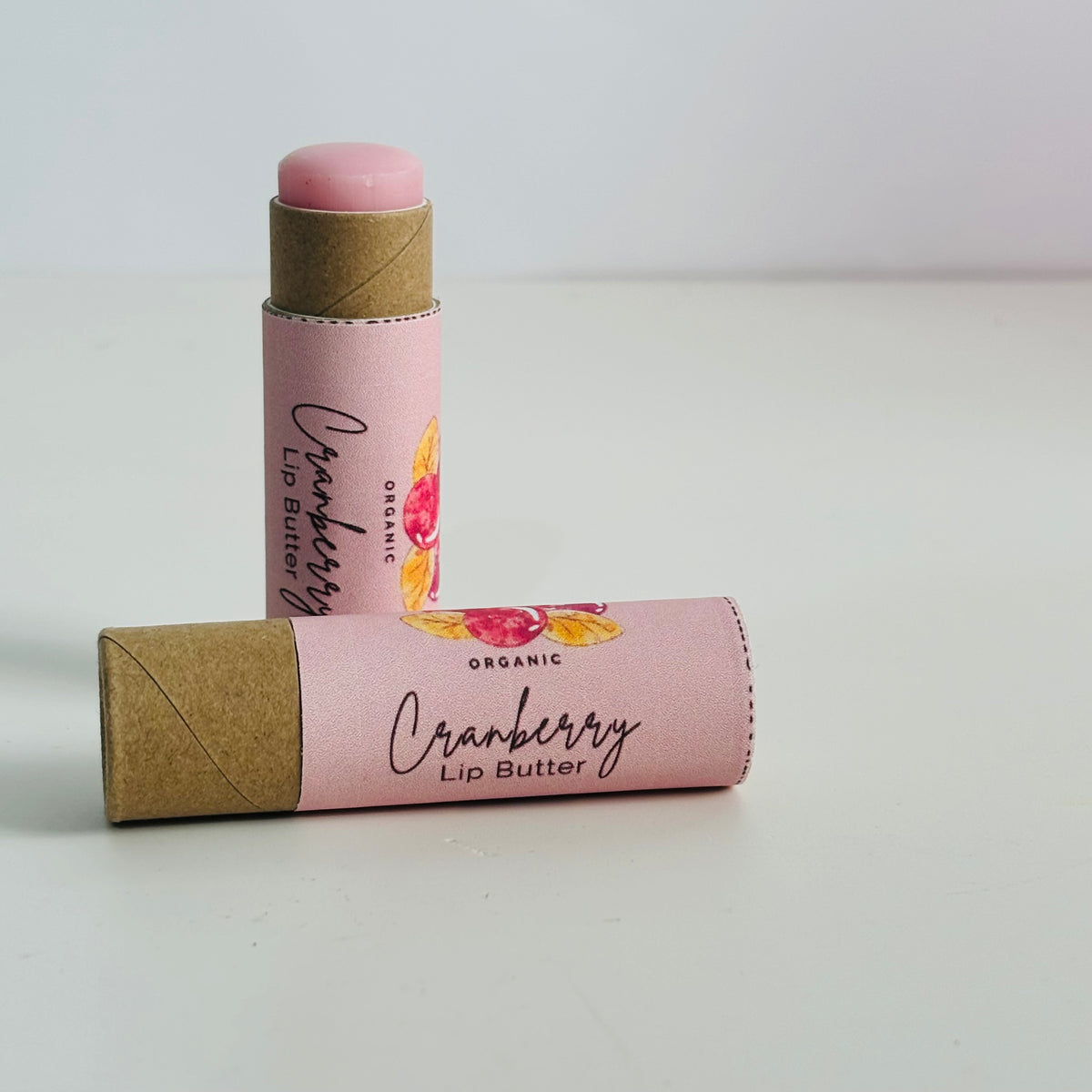 Organic Cranberry Lip Balm – Nourishing Shea Butter & Coconut Oil Moisture with Vanilla