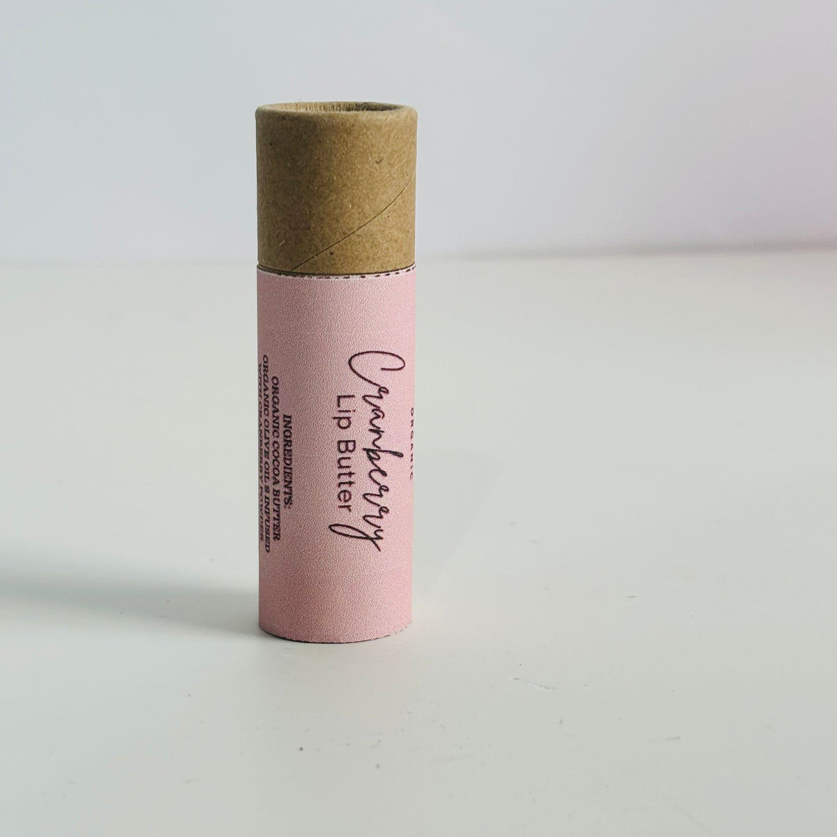 Organic Cranberry Lip Balm – Nourishing Shea Butter & Coconut Oil Moisture with Vanilla