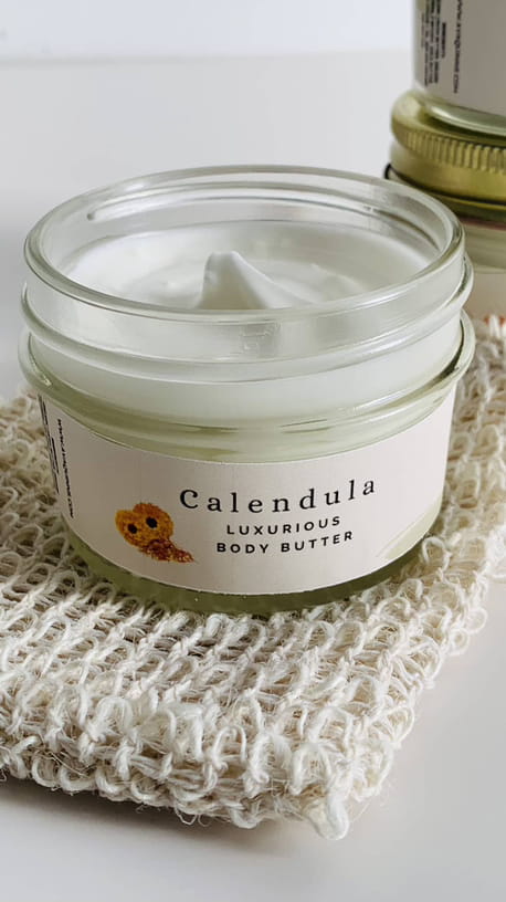 Hydrating calendula body butter
