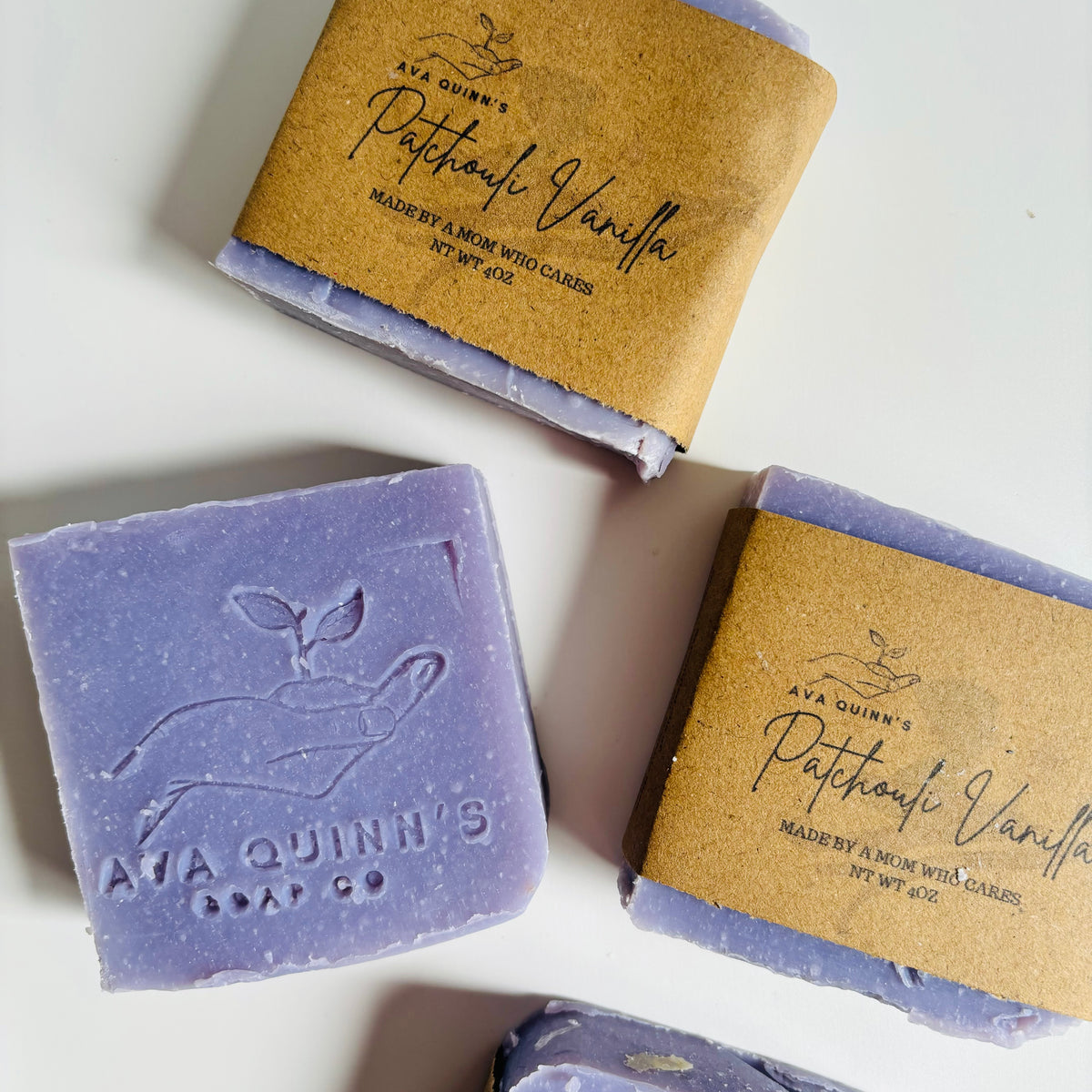 Organic Patchouli Vanilla Bar Soap – Moisturizing & Grounding