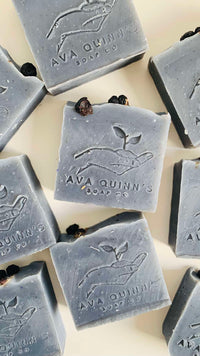 Assortment of luxurious vegan soaps handcrafted with natural ingredients