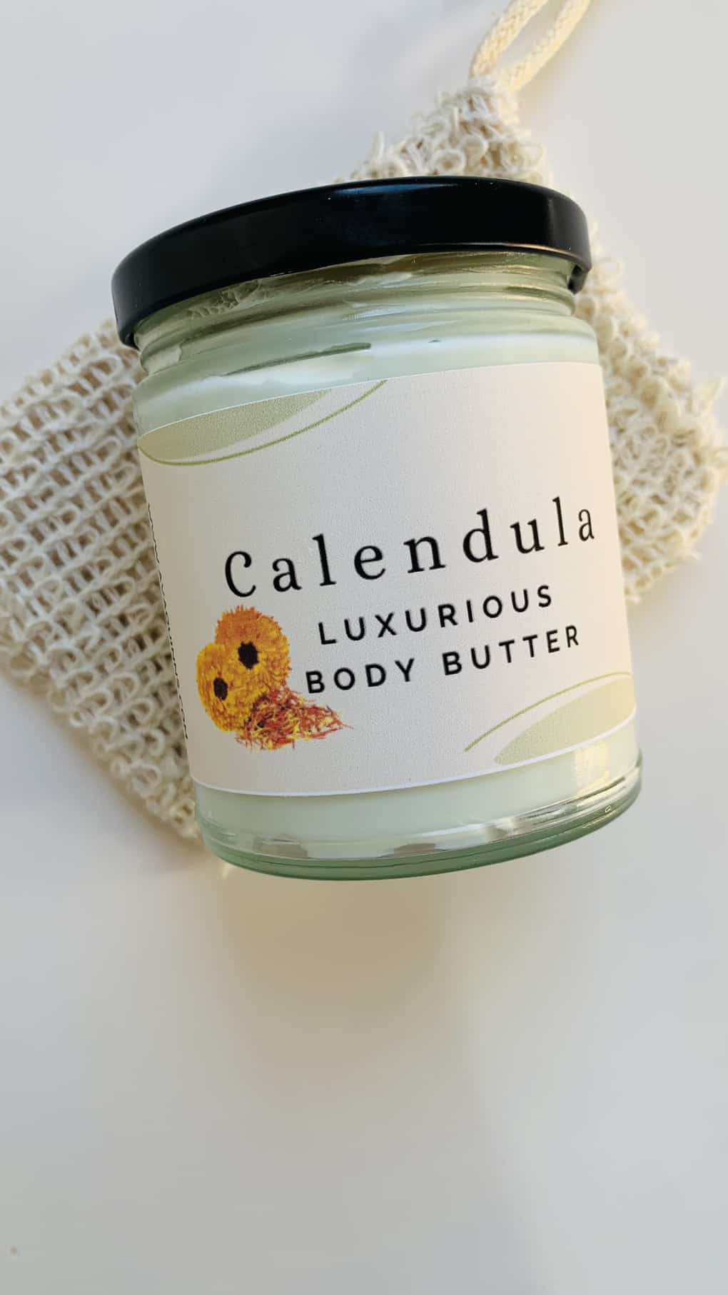 Hydrating calendula body butter