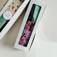 Bunny Gift Set – Mini Felted Soap & Natural Lip Balm with Affirmation | Handmade Self-Care Gifts