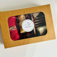 Kitchen Gift Set – Solid Dish Soap Bar, Brush, Towel & Soap Dish | Eco-Friendly Zero Waste Set