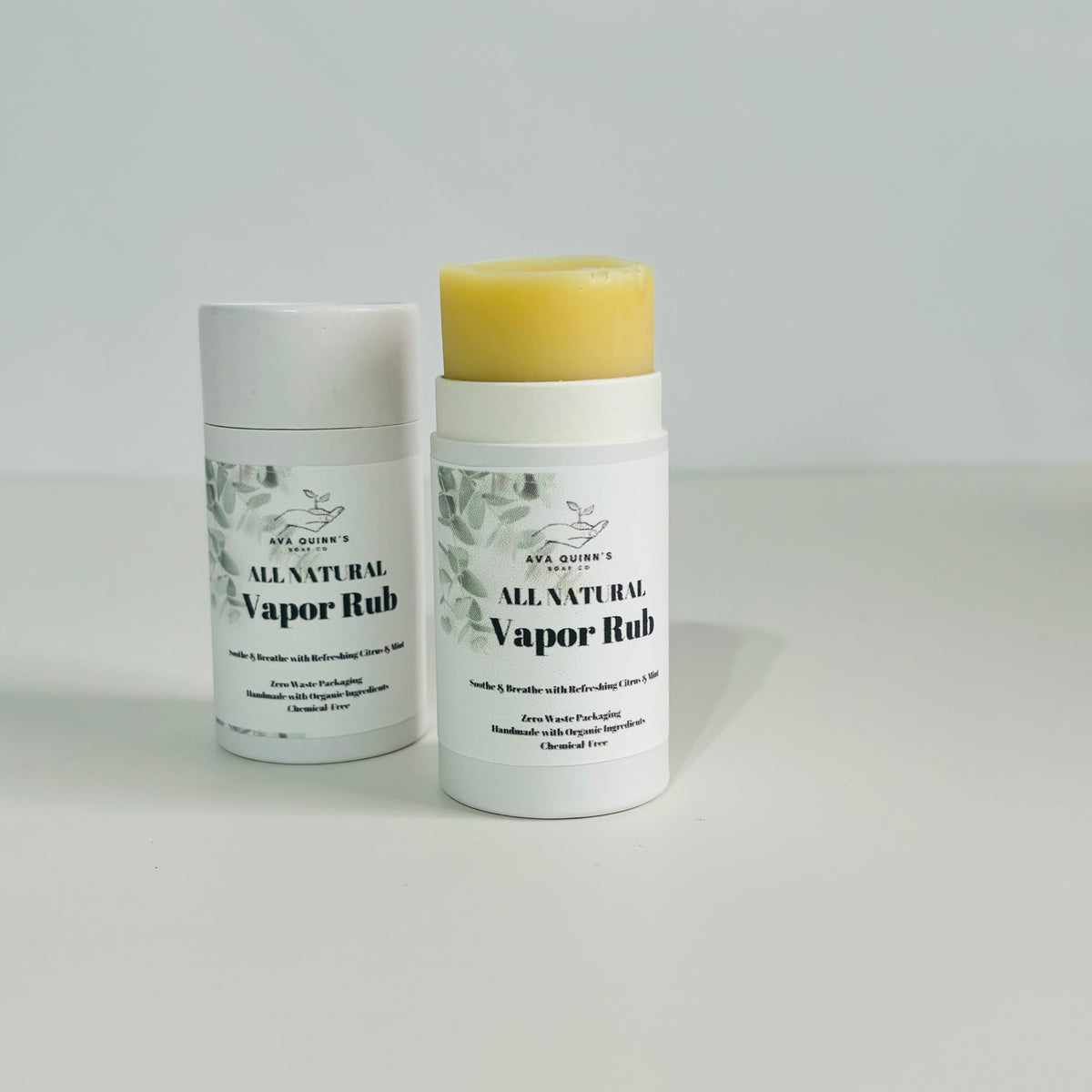 Citrus Mint Vapor Rub Balm Natural Relief with Peppermint, Orange Wax Ava Quinn's Citrus Mint Vapor Rub Balm Natural Relief with Peppermint, Orange Wax Ava Quinn's