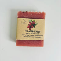 Cranberry Citrus Holiday Soap Bar – Handmade with Real Cranberry Juice, Pomegranate & Organic Essential Oils