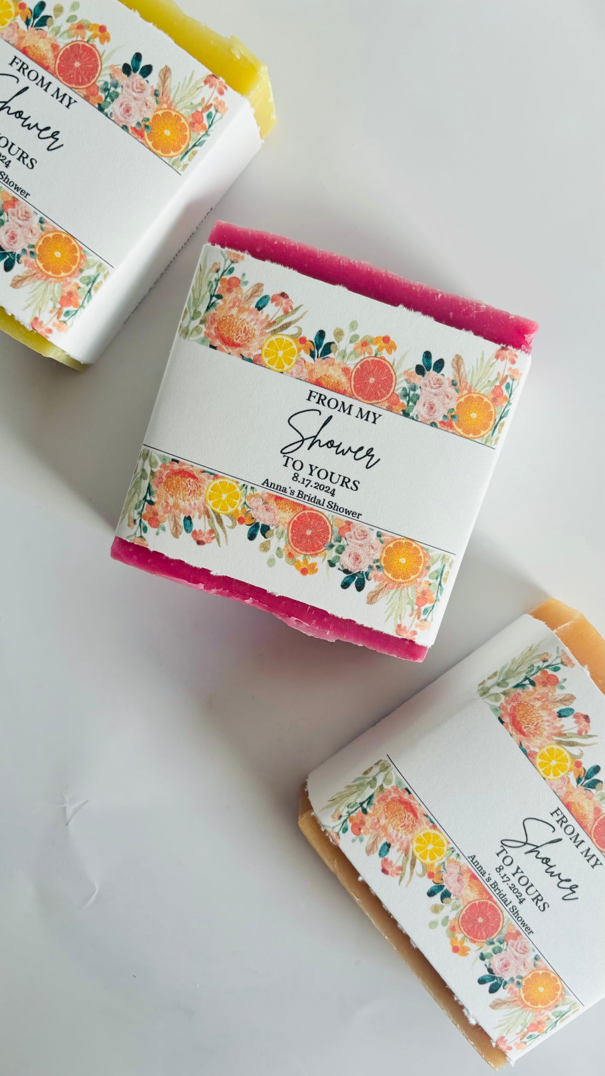 Soap Bar Favors – Handmade Soap Party Favors for Weddings, Baby Showers, Birthdays & Events  Description: