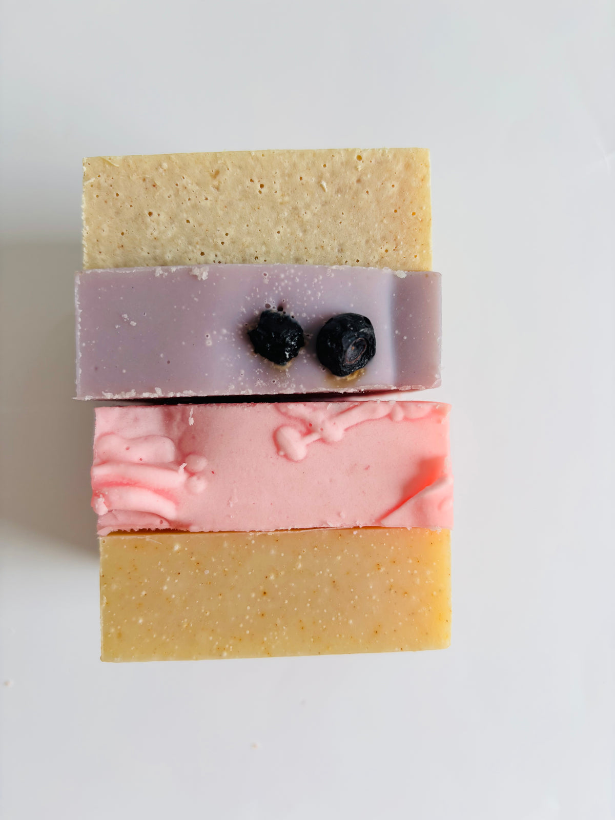 Brightening Antioxidant Soap Set – Handmade Natural Turmeric, Dragon Fruit, Blueberry & Carrot Soap | Mom-Made Clean Skincare
