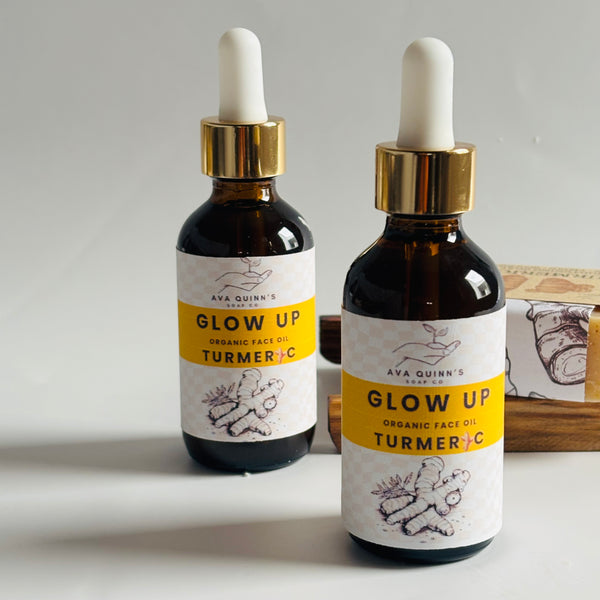 Golden Glow Turmeric Face Oil with Carrot Seed SPF | Natural Radiance Boost