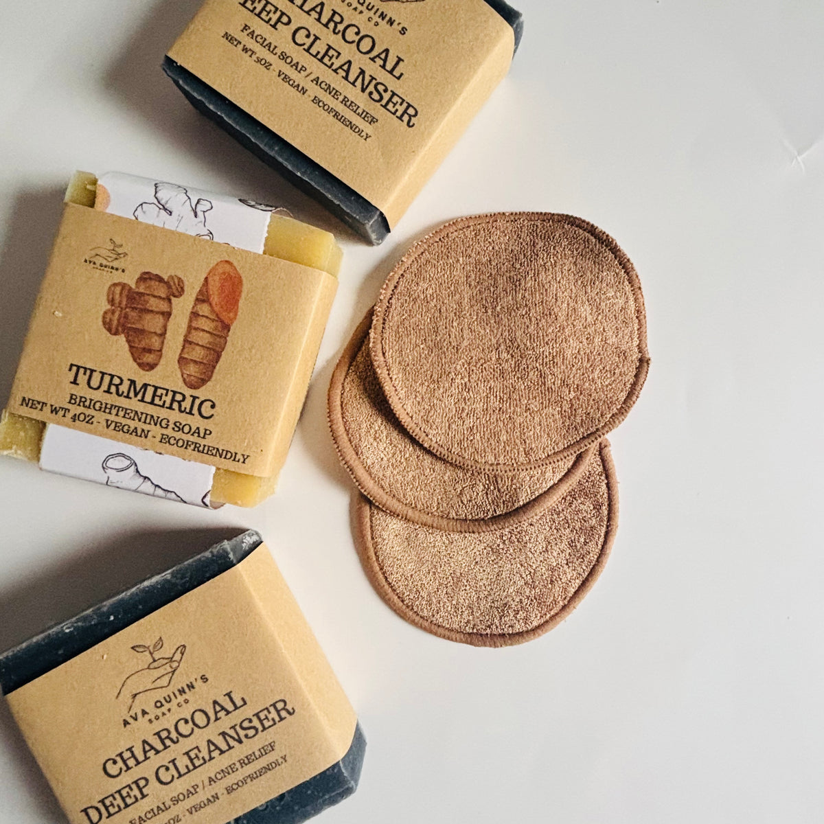 Clear Skin Set | Charcoal & Turmeric Acne Care