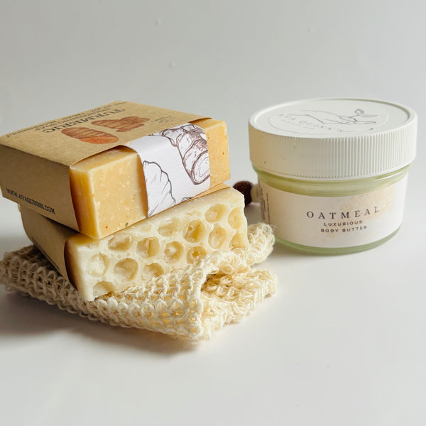 Calm Skin Set | Oatmeal & Honey for Dry, Sensitive Skin