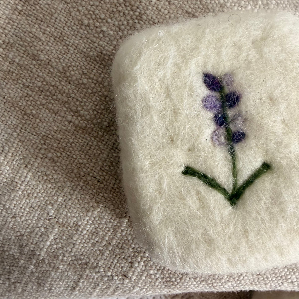 Lavender Felted Soap Saver