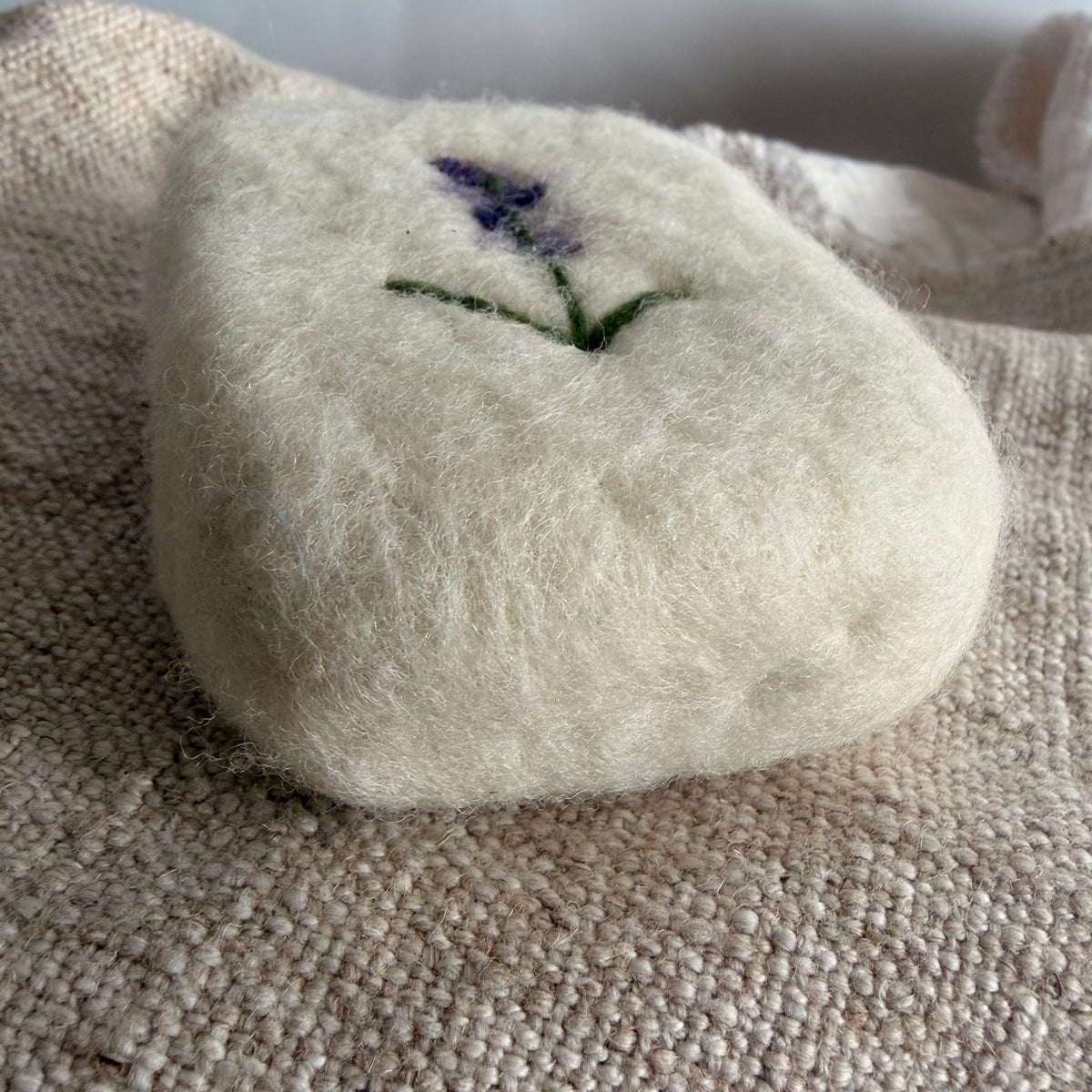 Lavender Felted Soap Saver