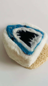 shark felted soap by Ava Quinn's