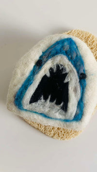 shark felted soap by Ava Quinn's