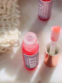 Mini travel size beet lip gloss from Ava Quinn's