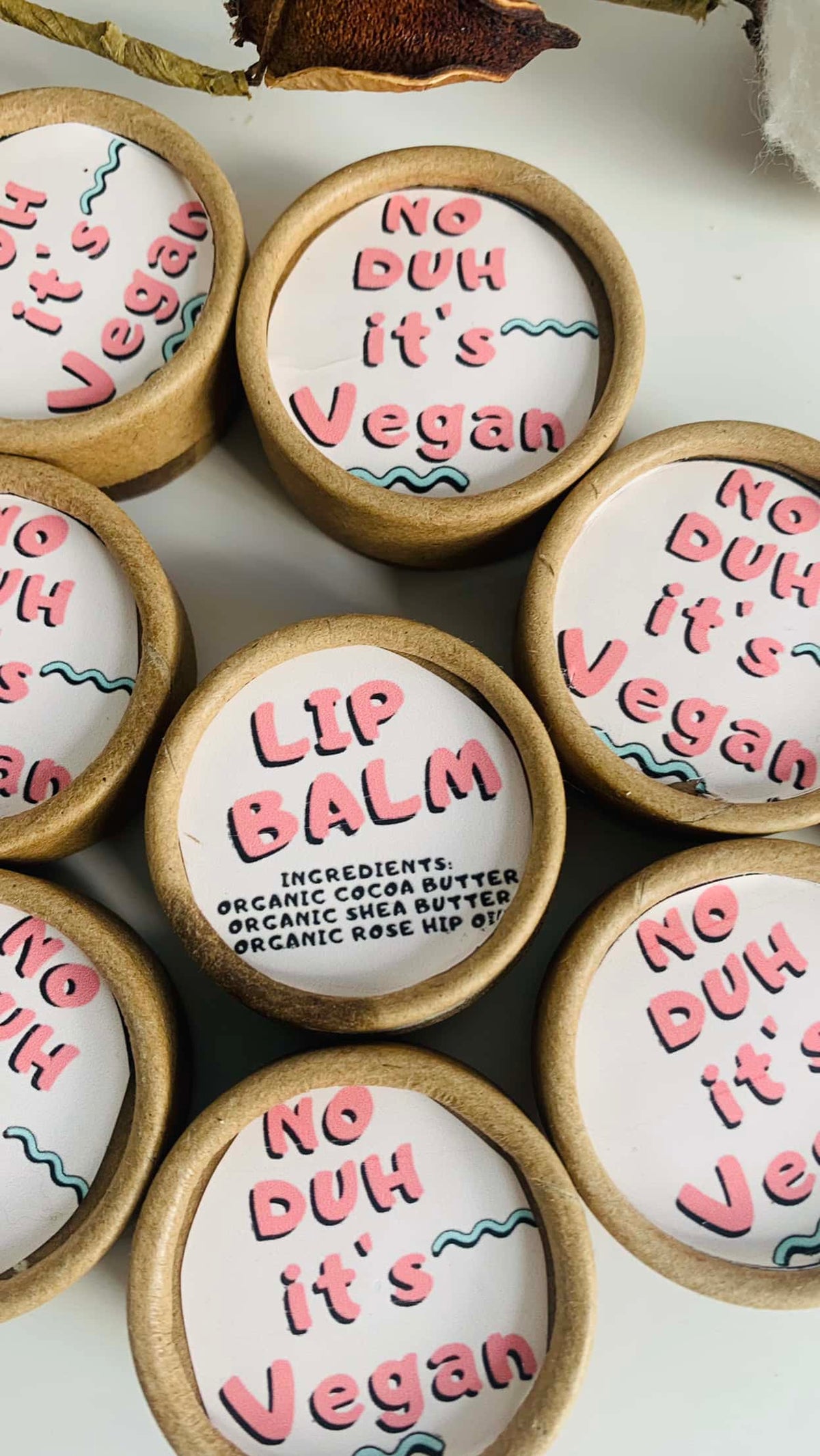 No Duh Vegan Lip Balm from Ava Quinn's