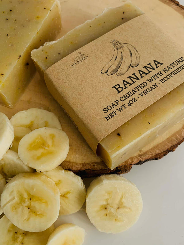 Banana Soap Bar Ava Quinn's