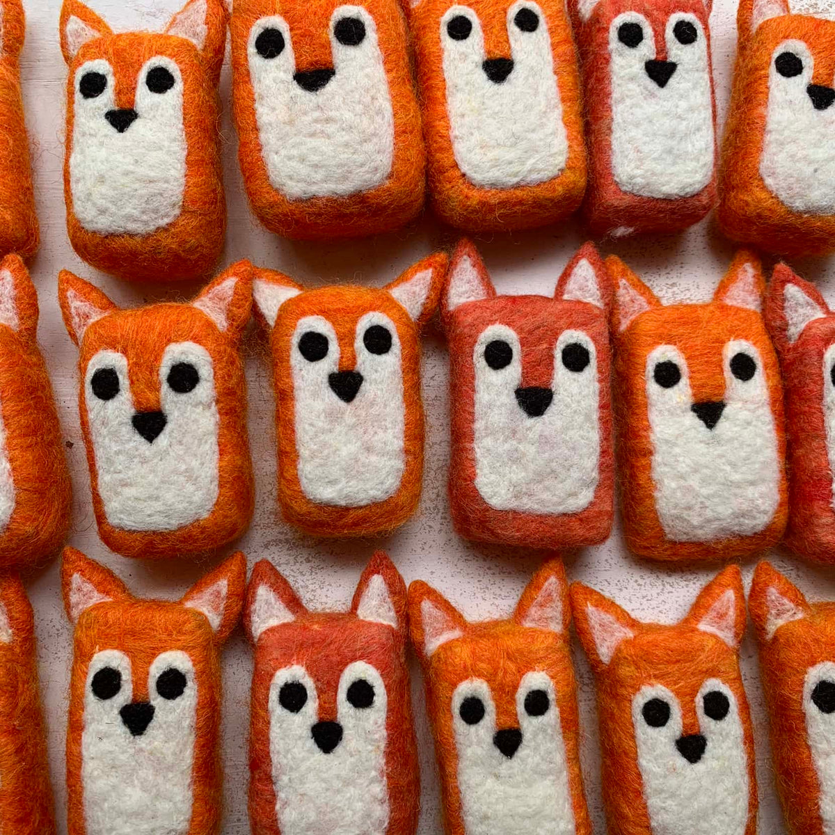 Fox felted soap saver from Ava Quinn's
