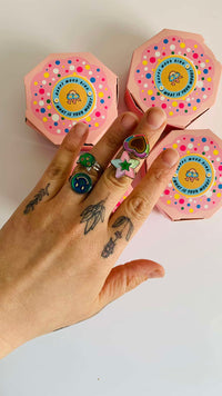 Happy Mood rings adjustable kids & adults