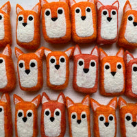 Fox felted soap saver from Ava Quinn's